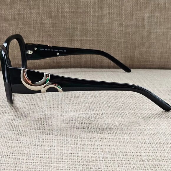 Kirkland Signature Women Glasses/Sunglasses Frame Muscat Black Eyeglasses Italy - Picture 8 of 11